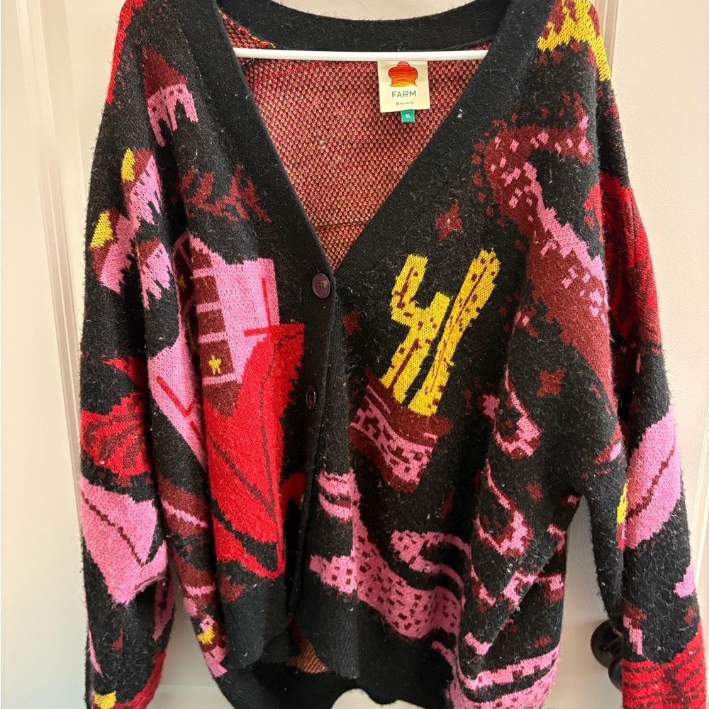 Farm Rio Women's Colorful Cardigan